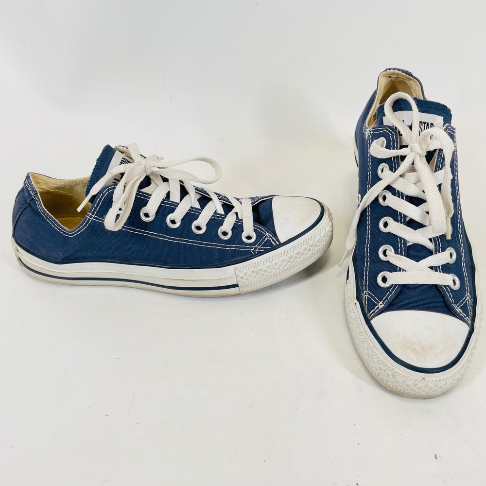 Converse Chuck Taylor All Star Low Top Navy Blue Sneakers M9697 Mens 5 Womens 7